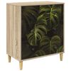 vidaXL Kommode ELBURG Palmblattmuster 66 x 36,5 x 75 cm Holzwerkstoff