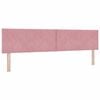 vidaXL Kopfteil Rosa 200 cm Samt