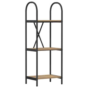 vidaXL B&uuml;cherregal 3 Ebenen 40 x 30 x 109 cm Holzwerkstoff