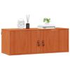 vidaXL Wandschrank Wachsbraun 80 x 30 x 30 cm Massives Kiefernholz