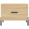 vidaXL Couchtische 2 Stk. Sonoma-Eiche 50x50x40 cm Holzwerkstoff