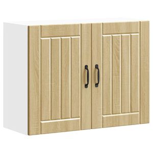vidaXL K&uuml;chen-H&auml;ngeschrank Lucca Sonoma-Eiche Holzwerkstoff