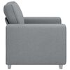 vidaXL Sofa Hellgrau 100 x 77 x 82 cm Stoff