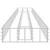 vidaXL Gabionen-Hochbeet Verzinkter Stahl 360x30x10 cm