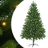 vidaXL Weihnachtsbaum mit 300 LEDs mit St&auml;nder Gr&uuml;n 180 cm PE