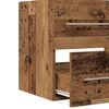 vidaXL Waschbeckenschrank 2 pcs Altholz Engineered Holz und Keramik