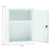 FIRST AID ONLY Erste-Hilfe-Schrank 30x14x37 cm Wei&szlig;