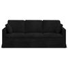 vidaXL Sofa Schwarz Gesamtabmessungen: 198 x 78 x 80 cm (B x T x H)