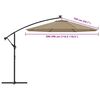 vidaXL Ersatzbezug für Ampelschirm Taupe 300 cm
