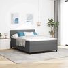 vidaXL Boxspringbett Hellgrau und Weiß 203 x 160 x 88 cm Cordstoff