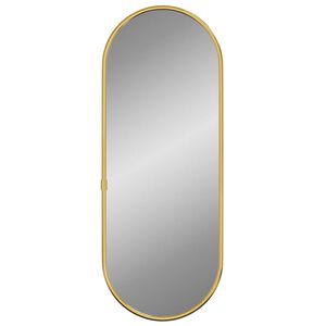 vidaXL Wandspiegel Golden 40x15 cm Oval