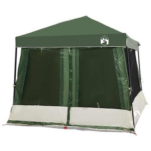 vidaXL Camping-Zelt-Set 2 stk. 5 Personen Gr&uuml;n Taffeta und Stoff