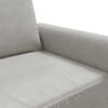 vidaXL 2-Sitzer-Sofa Hellgrau 140 cm Samt