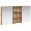 vidaXL Badezimmerschrank-Set 3 stk. Artisan-Eiche 120 x 10,5 x 60,5 cm
