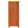 vidaXL Sideboard Wachsbraun 39 x 34,5 x 80 cm Massives Kiefernholz