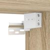 vidaXL TV-Wandschrank mit LED-Leuchten Sonoma-Eiche 40,5x35x80 cm
