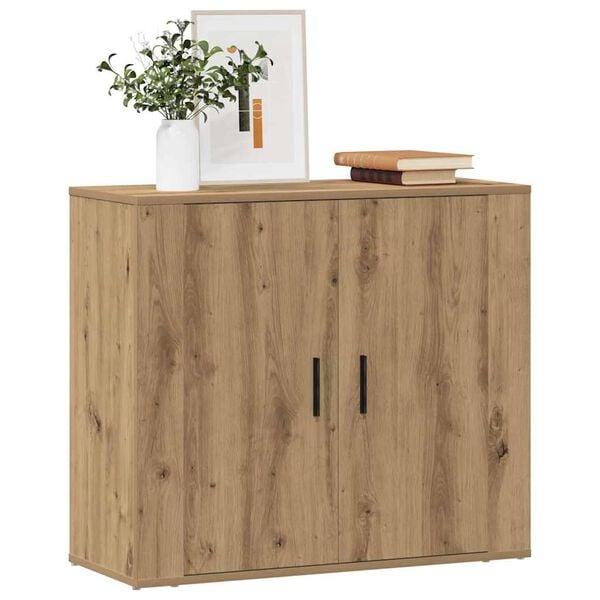 vidaXL Sideboard Artisan-Eiche 80x33x70 cm Holzwerkstoff