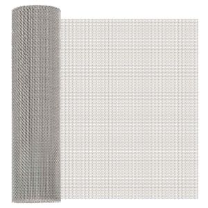 vidaXL Mesh Bildschirm 40 x 500 cm 8 Mesh Edelstahl 201 Silber