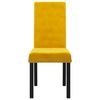 vidaXL Esszimmerst&uuml;hle 4 Stk. Gelb Samt