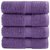 vidaXL Premium-G&auml;stet&uuml;cher SOLUND 4 Stk. Lila 30x50 cm 600 g/m&sup2;