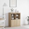 vidaXL Sideboard Sonoma-Eiche 81x37x100 cm Holzwerkstoff