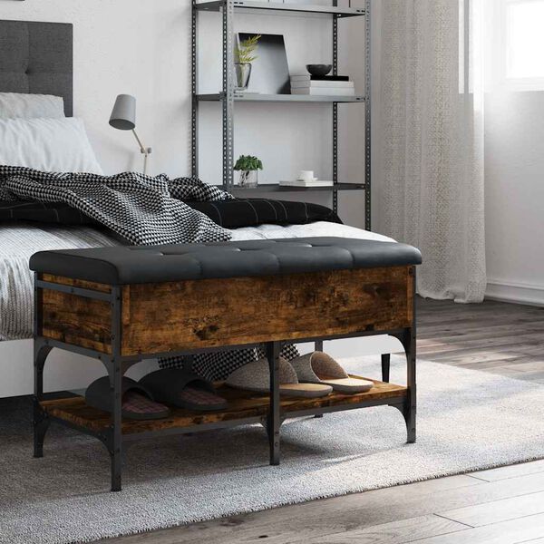 vidaXL Schuhbank R&auml;uchereiche 82x42x45 cm Holzwerkstoff