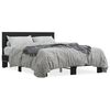 vidaXL Bettgestell Schwarz 140x200 cm Holzwerkstoff und Metall