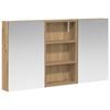 vidaXL Badezimmerschrank-Set 3 pcs 90 x 10,5 x 50 cm Holzwerkstoff