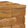 vidaXL Aufbewahrungshocker Braun 40 x 40 x 45 cm Massivholz Teak