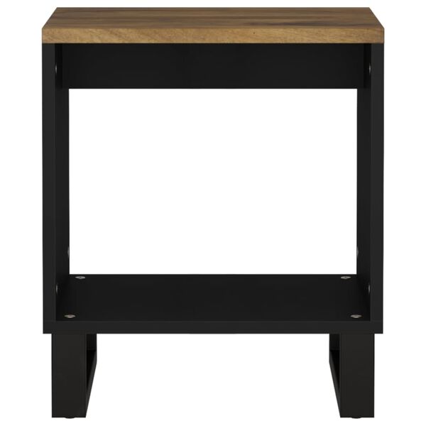 vidaXL Couchtisch 40x31x46 cm Massivholz Mango & Holzwerkstoff