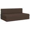 vidaXL Klappsofa Bett Taupe 152 x 86,5 x 60 cm Stoff