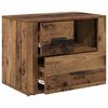vidaXL Nachttisch mit Schubladen Altholz 35 x 60 x 50 cm Holzwerkstoff