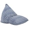 vidaXL Beanbag Indigo Stoff Patchwork