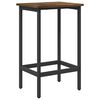 vidaXL Barhocker Ger&auml;ucherte Eiche 40 x 32 x 74 cm Holzwerkstoff