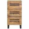 vidaXL Sideboard 40x34x75 cm Raues Massives Mangoholz