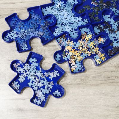 HI Puzzle-Sortiertablett 21,5 cm Blau