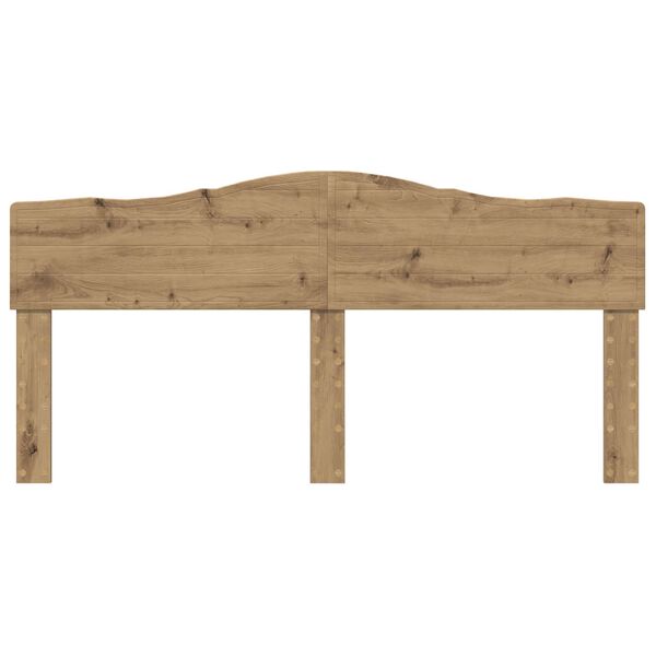 vidaXL Kopfteil Artisan-Eiche 180 cm Holzwerkstoff