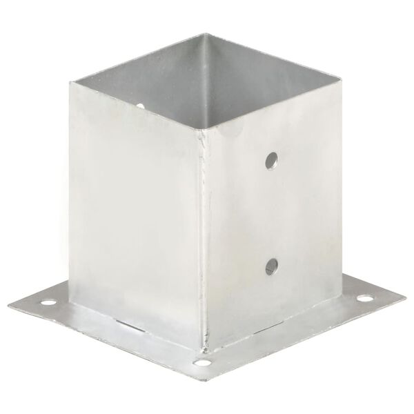 vidaXL Pfostenanker 4 Stk. Verzinktes Metall 121 mm