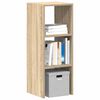vidaXL B&uuml;cherregal Stapelbar Sonoma-Eiche 30x30x80 cm Holzwerkstoff