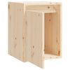 vidaXL Wandschrank 30x30x40 cm Massivholz Kiefer