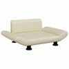 vidaXL Hundebett Creme 70x45x28 cm Kunstleder