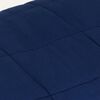 vidaXL Gewichtsdecke Blau 220x260 cm 11 kg Stoff