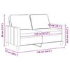 vidaXL 2-Sitzer-Sofa Creme 120 cm Stoff