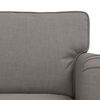 vidaXL Sofa 180cm 2 pcs Taupe Metall