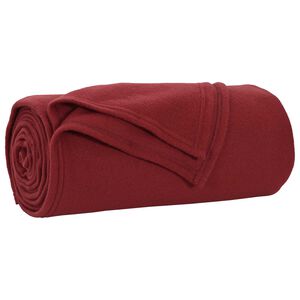 vidaXL Wohndecken 24 stk. Bordeauxrot 200 x 150 cm 10.08 kg Fleece
