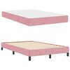 vidaXL Boxspringbett mit Matratze Rosa 120 x 190 cm Stoff