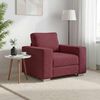 vidaXL Sofa Weinrot Gesamtabmessungen: 100 x 80 x 82 cm (B x T x H)