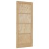 vidaXL Interior T&uuml;r Natur 83 x 202 cm Sperrholz