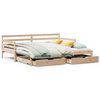 vidaXL Tagesbett Ausziehbar mit Schubladen ohne Matratze 80x200 cm