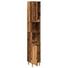 vidaXL Badschrank Altholz-Optik 30x30x190 cm Holzwerkstoff